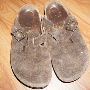 Birkenstock Boston Suede Mocha